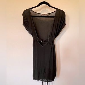 Raya Sun Beach Swim Cover Up Black Size Small